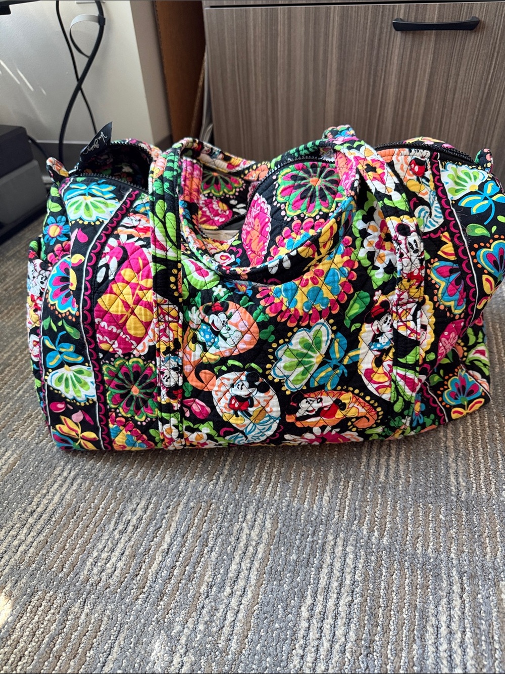 Vera Bradley x Disney Quilted Travel Duffel